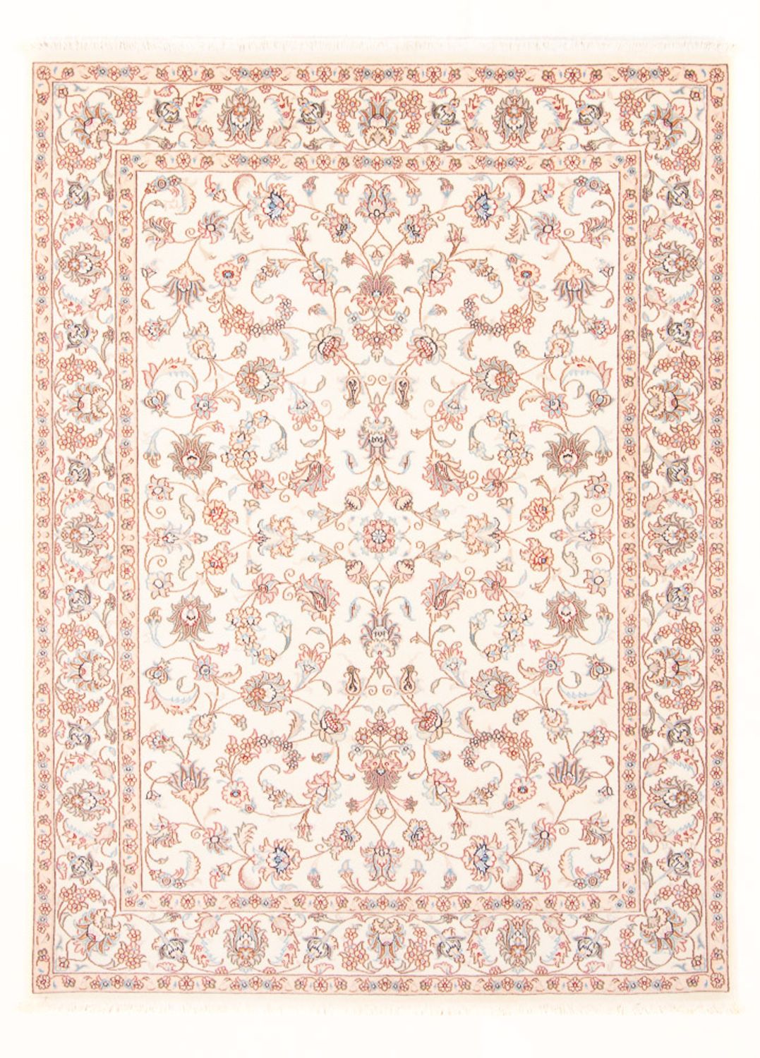 Perzisch tapijt - Tabriz - Royal - 205 x 148 cm - crème