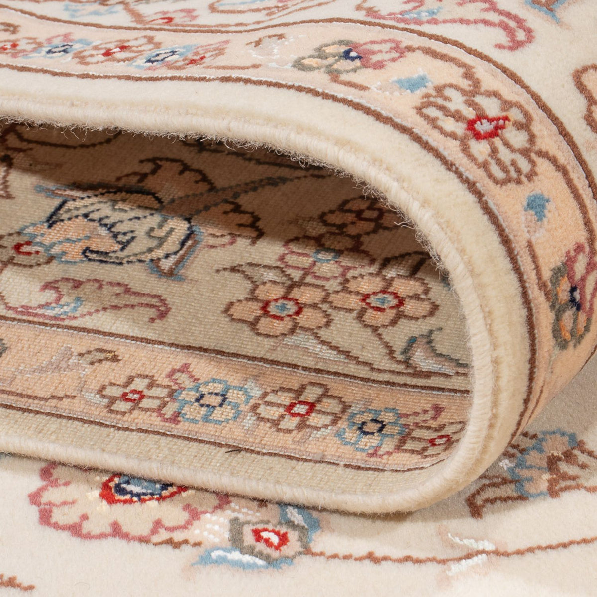 Perzisch tapijt - Tabriz - Royal - 205 x 148 cm - crème