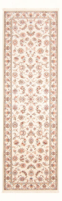 Loper Perzisch tapijt - Tabriz - Royal - 295 x 89 cm - crème