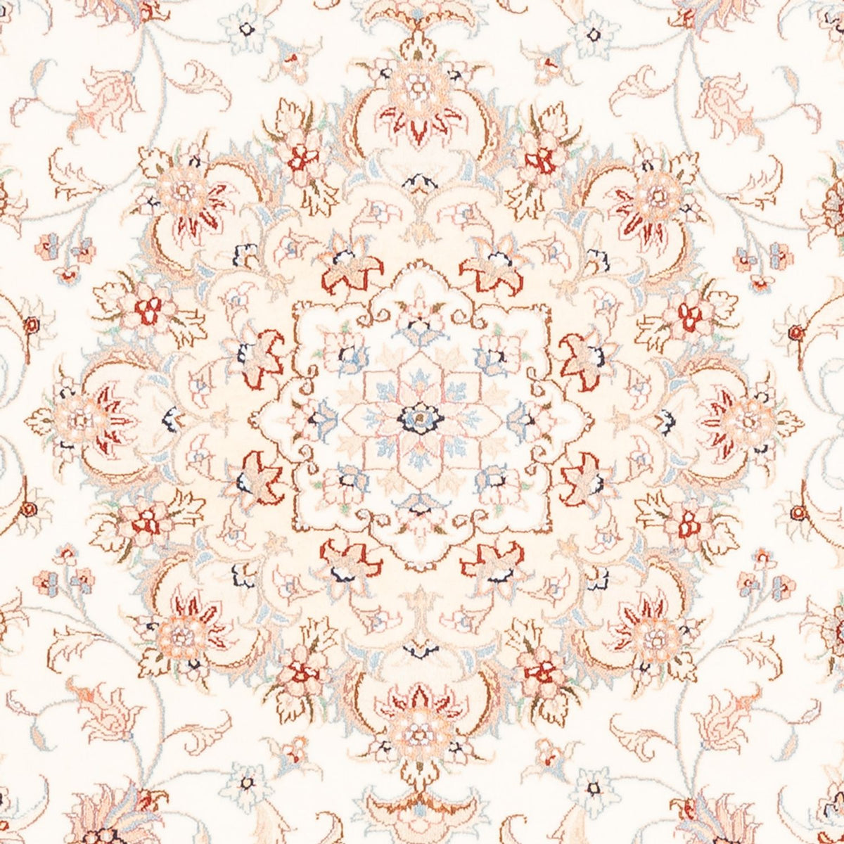 Perzisch tapijt - Tabriz - 195 x 149 cm - crème