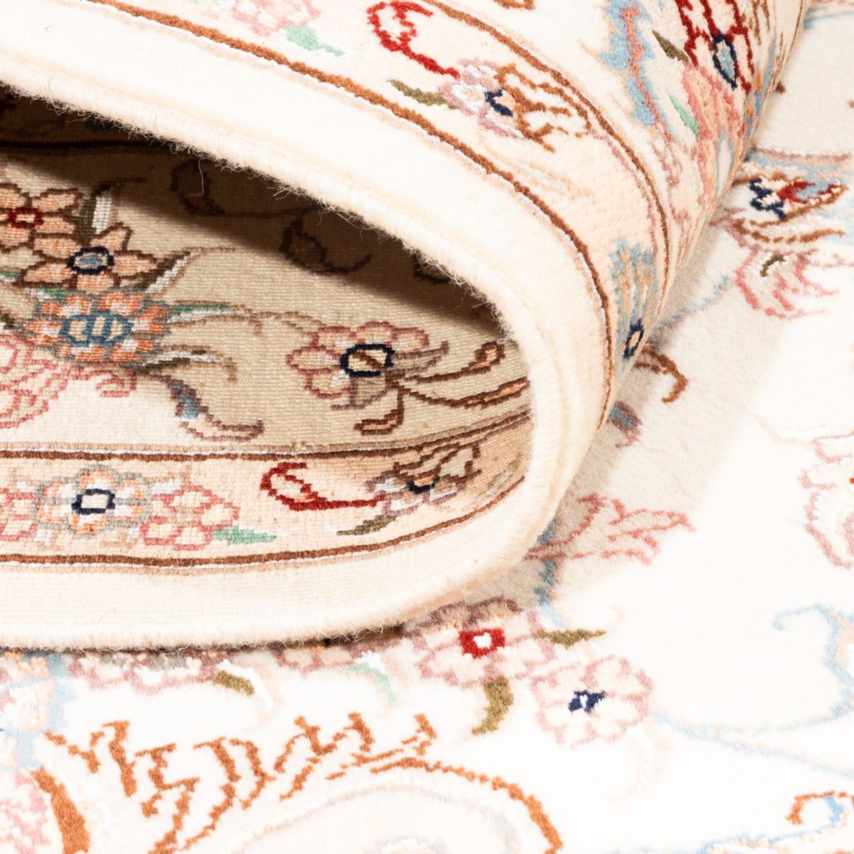 Perzisch tapijt - Tabriz - 195 x 149 cm - crème