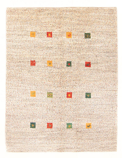 Perzische Gabbeh Tapijt 157x202cm - Perserteppich Wollteppich - natuur