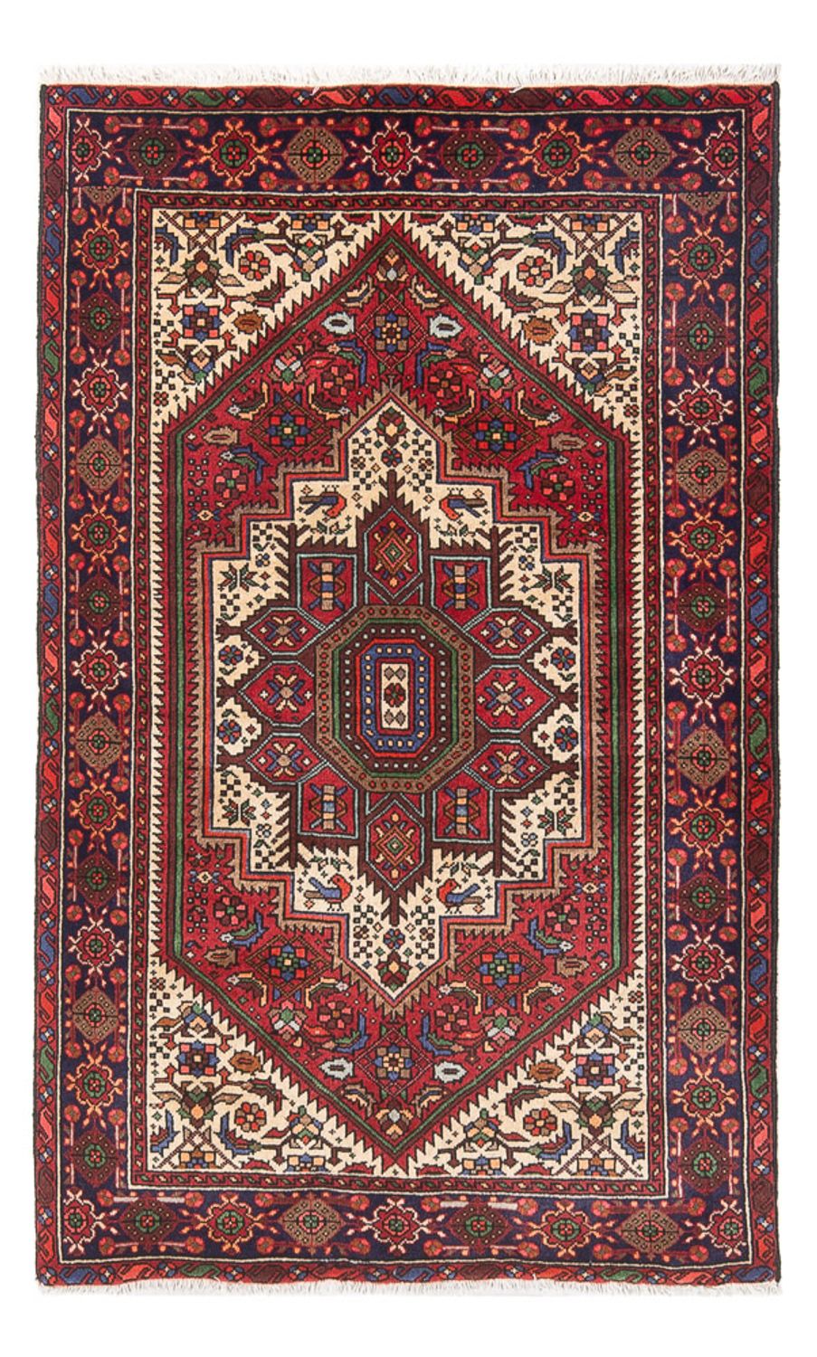 Perzisch Tapijt - Nomadisch - 122 x 77 cm - rood