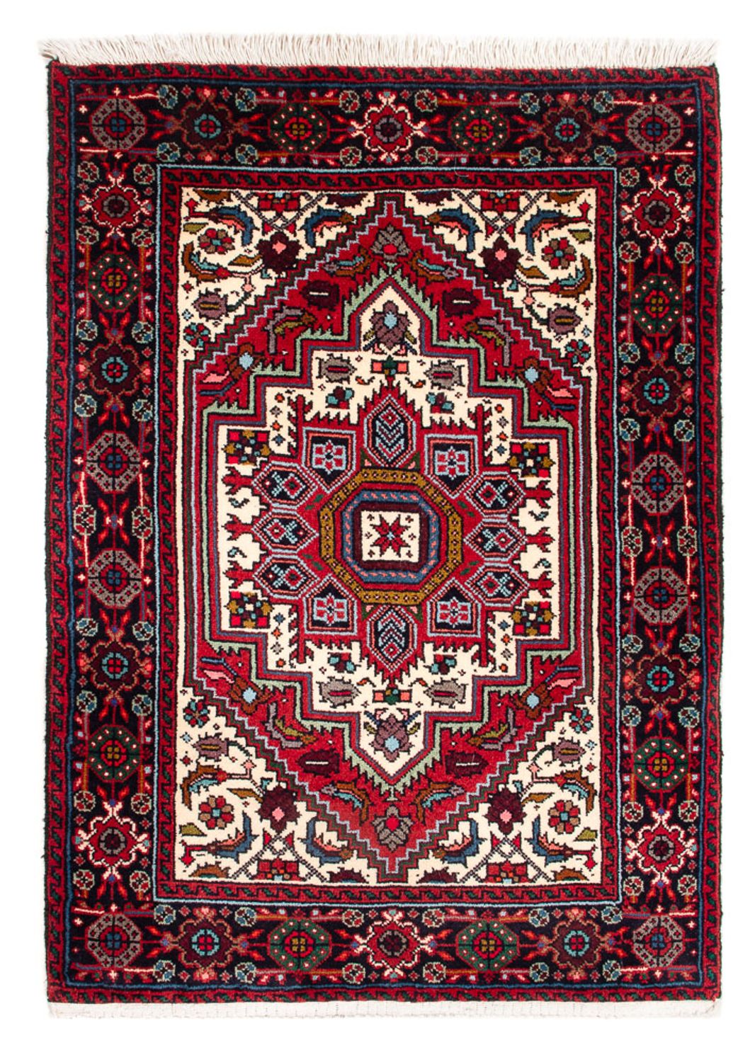 Perzisch Tapijt - Nomadisch - 88 x 63 cm - rood