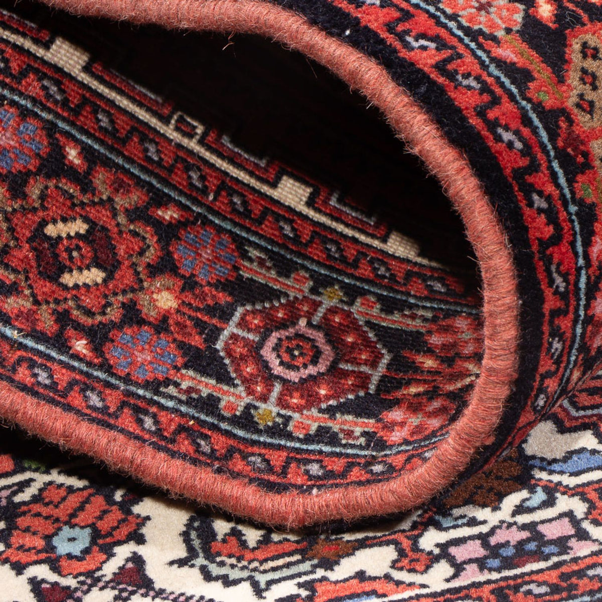 Perzisch Tapijt - Nomadisch - 123 x 82 cm - donkerrood