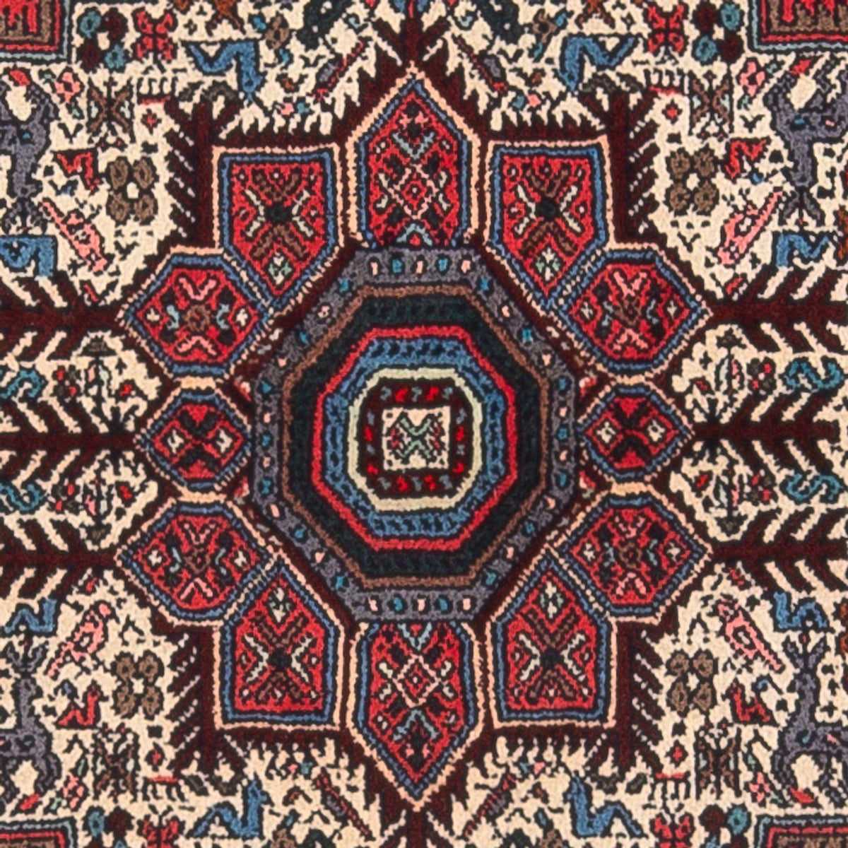 Perzisch Tapijt - Nomadisch - 124 x 70 cm - crème