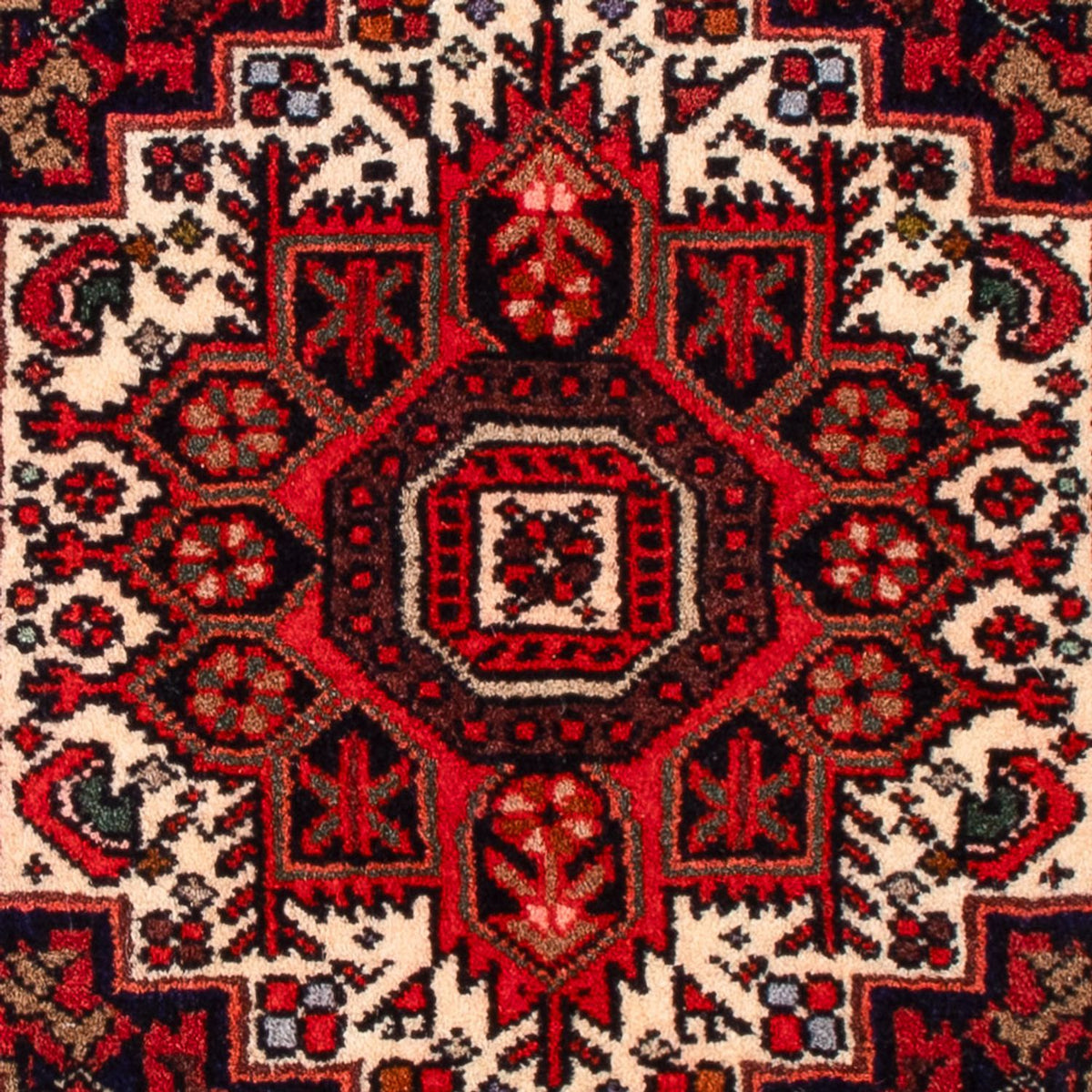 Perzisch Tapijt - Nomadisch - 69 x 50 cm - crème