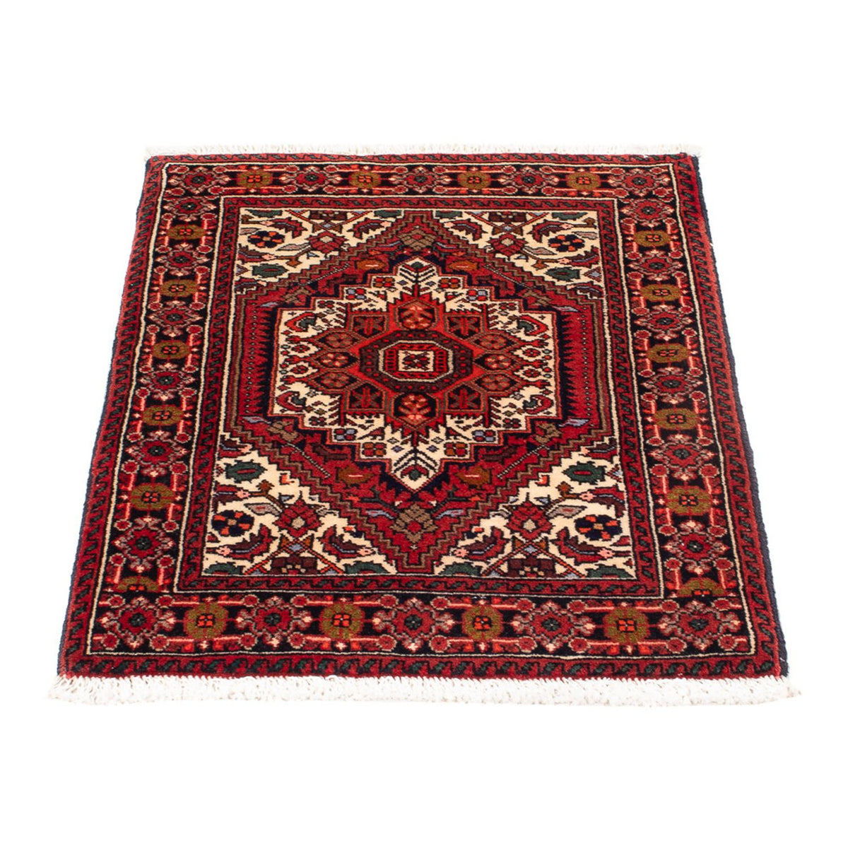 Perzisch Tapijt - Nomadisch - 69 x 50 cm - crème