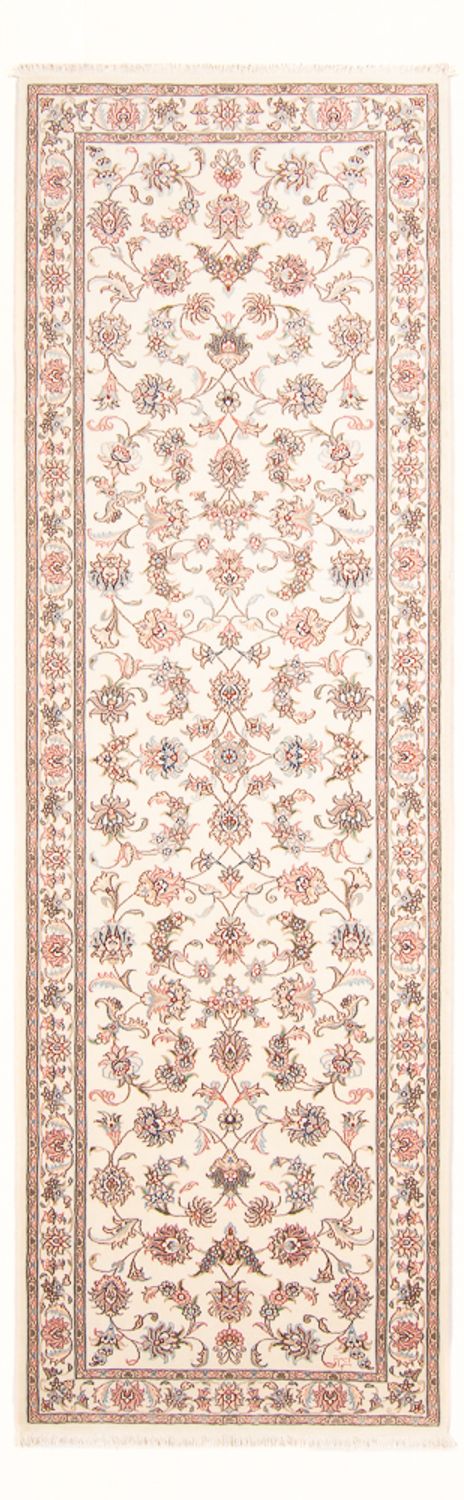 Loper Perzisch tapijt - Tabriz - Royal - 298 x 91 cm - crème