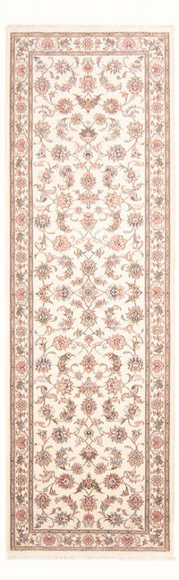 Loper Perzisch tapijt - Tabriz - Royal - 298 x 91 cm - crème