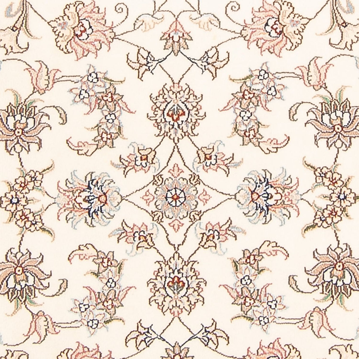 Loper Perzisch tapijt - Tabriz - Royal - 298 x 91 cm - crème