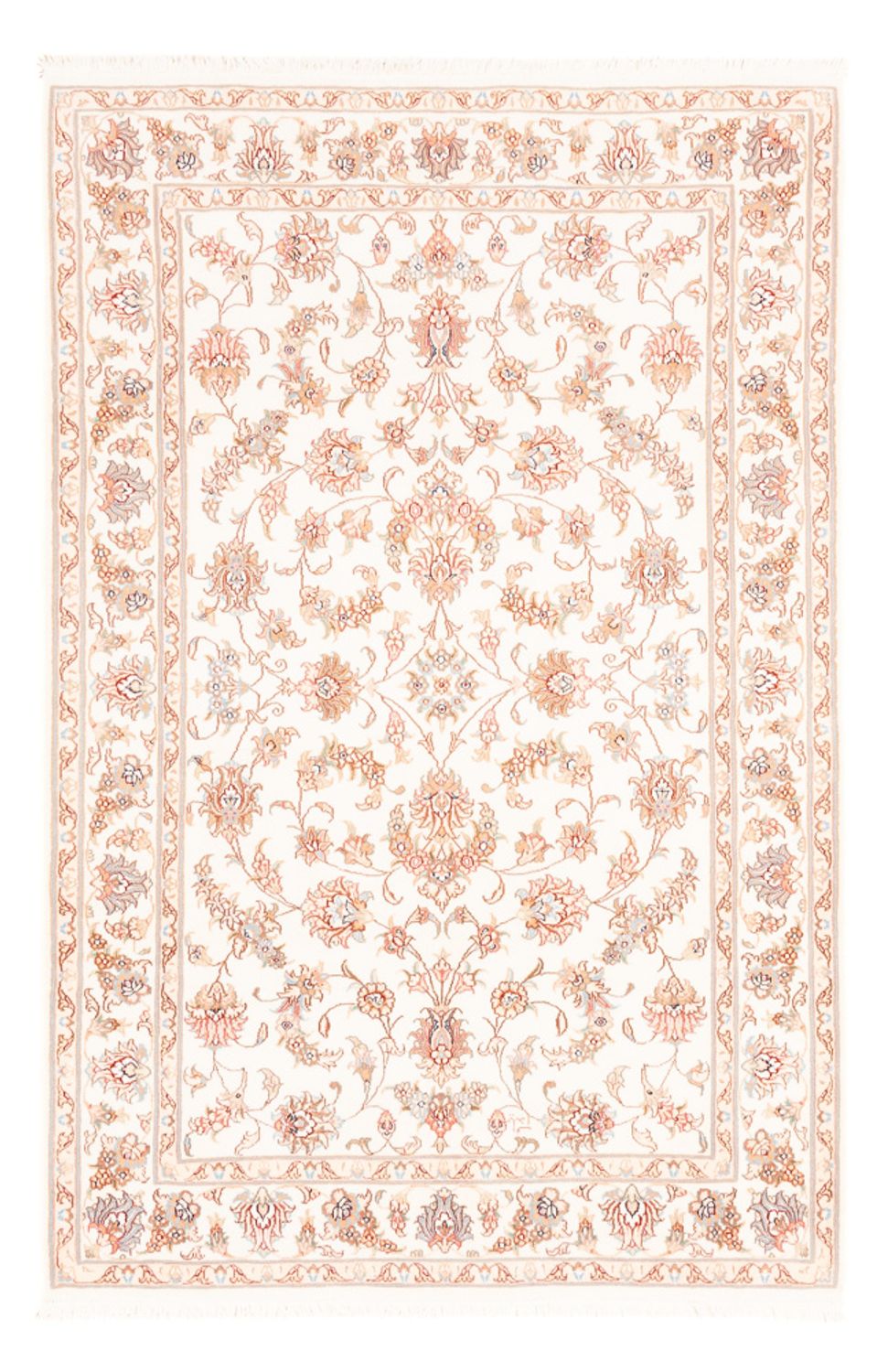Perzisch tapijt - Tabriz - 184 x 117 cm - crème