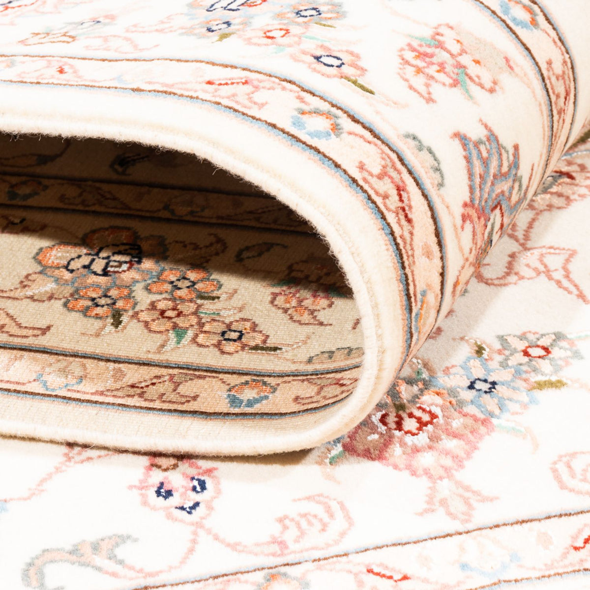 Perzisch tapijt - Tabriz - 184 x 117 cm - crème