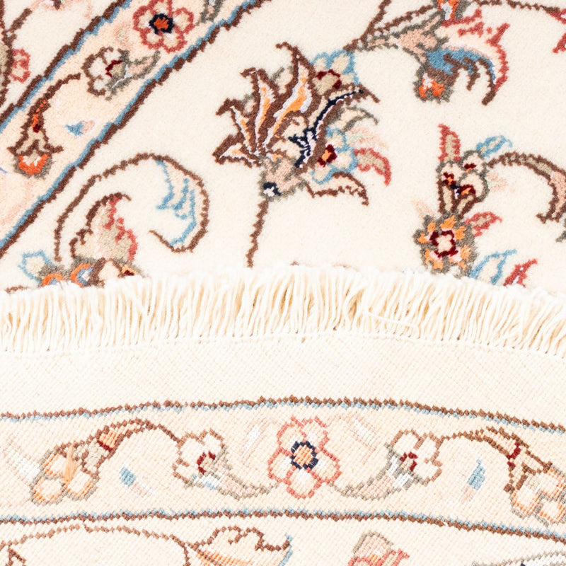 Perzisch tapijt - Tabriz rond  - 153 x 150 cm - crème