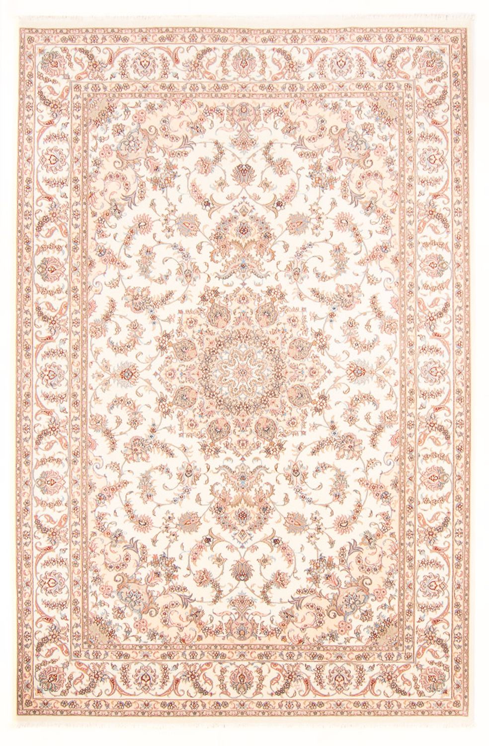 Perzisch tapijt - Tabriz - Royal - 297 x 195 cm - crème