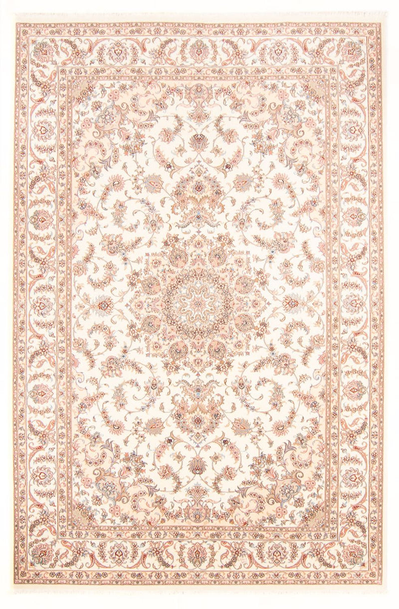 Perzisch tapijt - Tabriz - Royal - 297 x 195 cm - crème