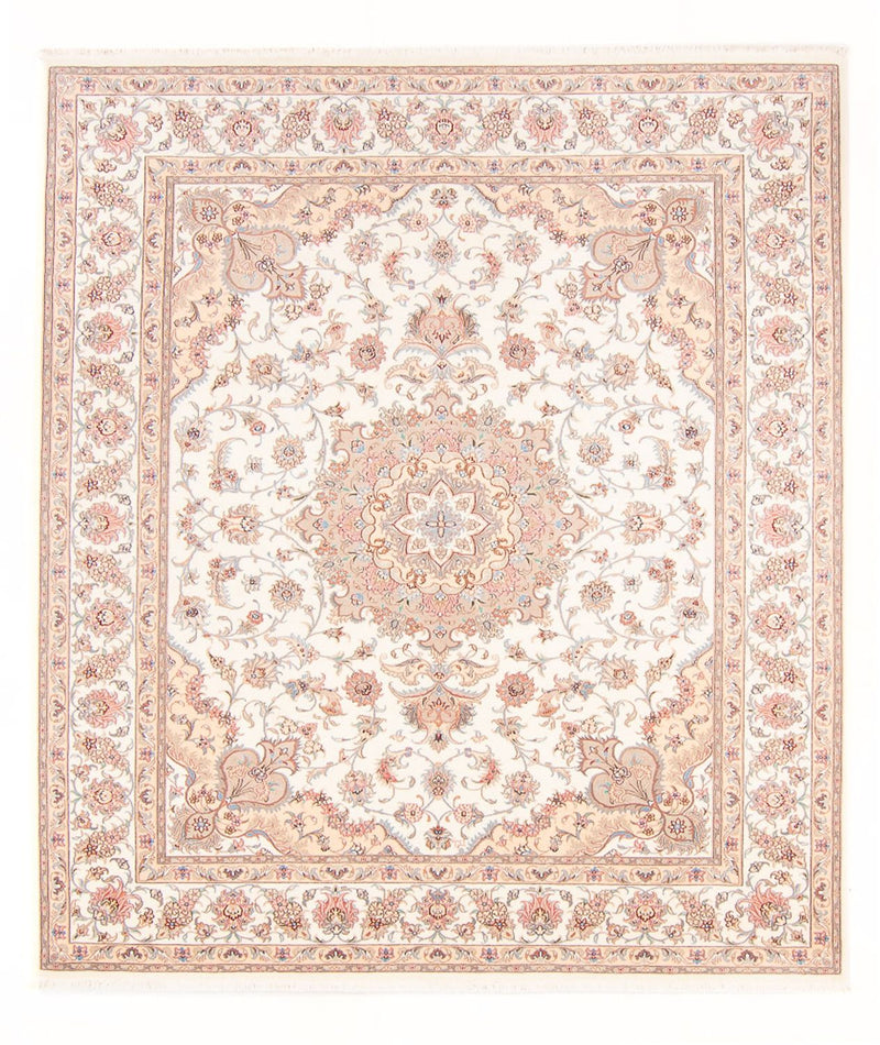 Perzisch tapijt - Tabriz - Royal - 252 x 198 cm - crème