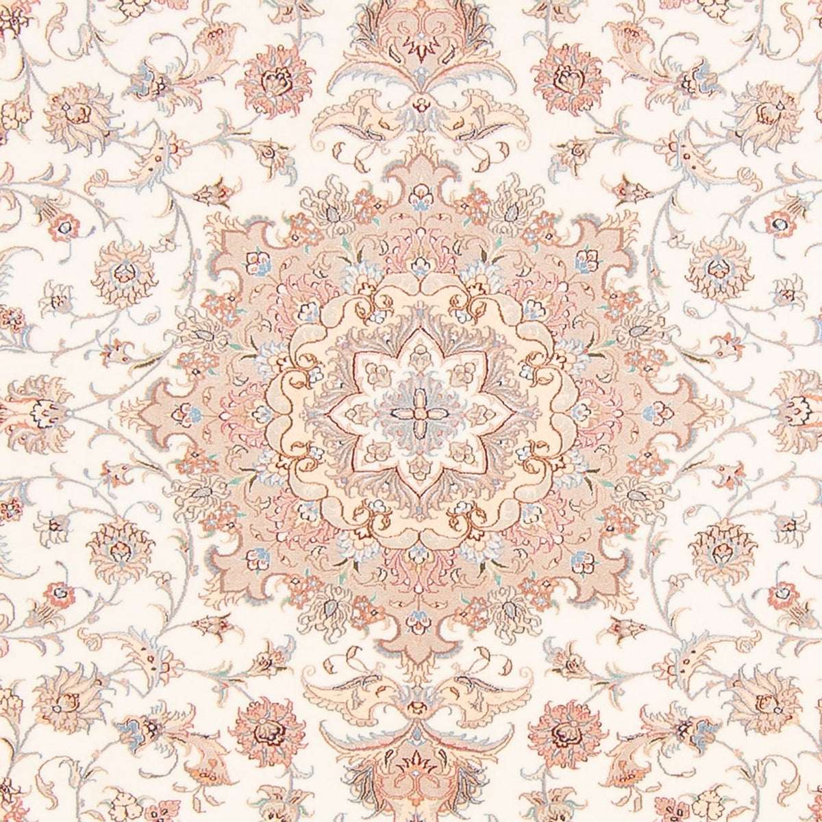 Perzisch tapijt - Tabriz - Royal - 252 x 198 cm - crème
