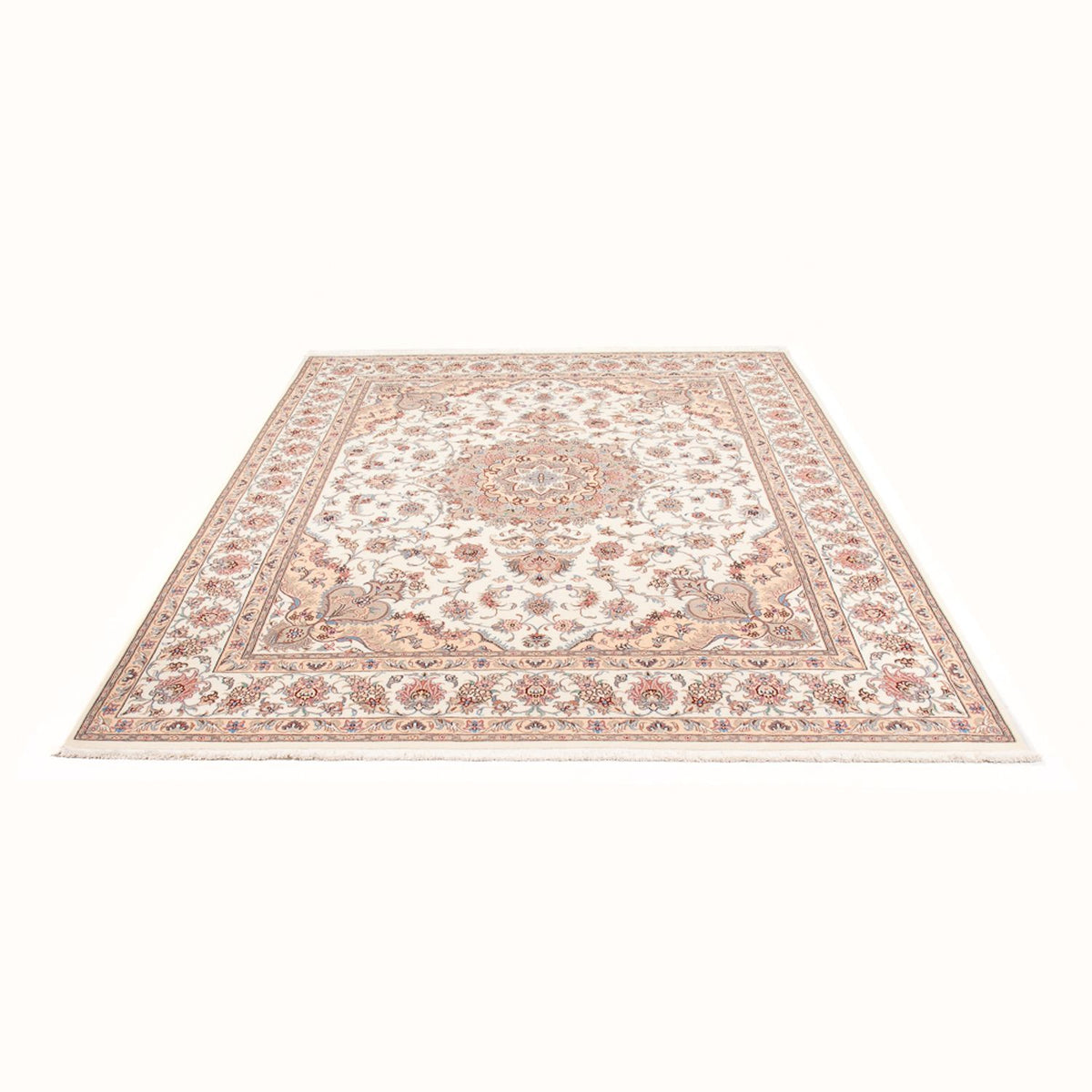 Perzisch tapijt - Tabriz - Royal - 252 x 198 cm - crème