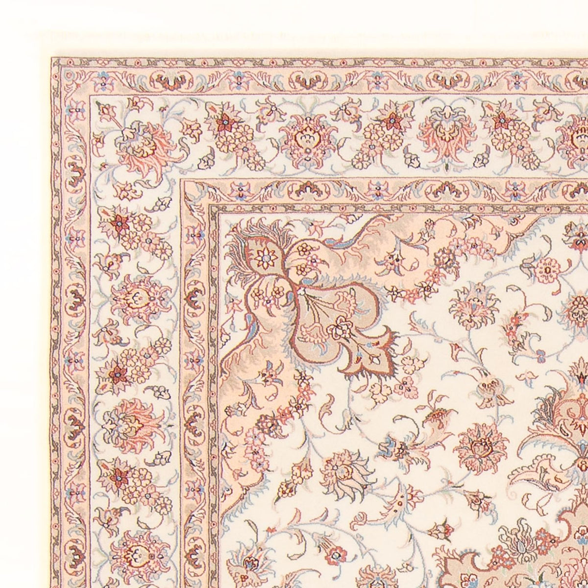 Perzisch tapijt - Tabriz - Royal - 252 x 199 cm - crème
