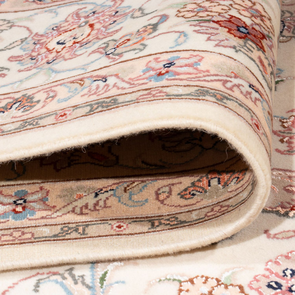 Perzisch tapijt - Tabriz - Royal - 252 x 199 cm - crème