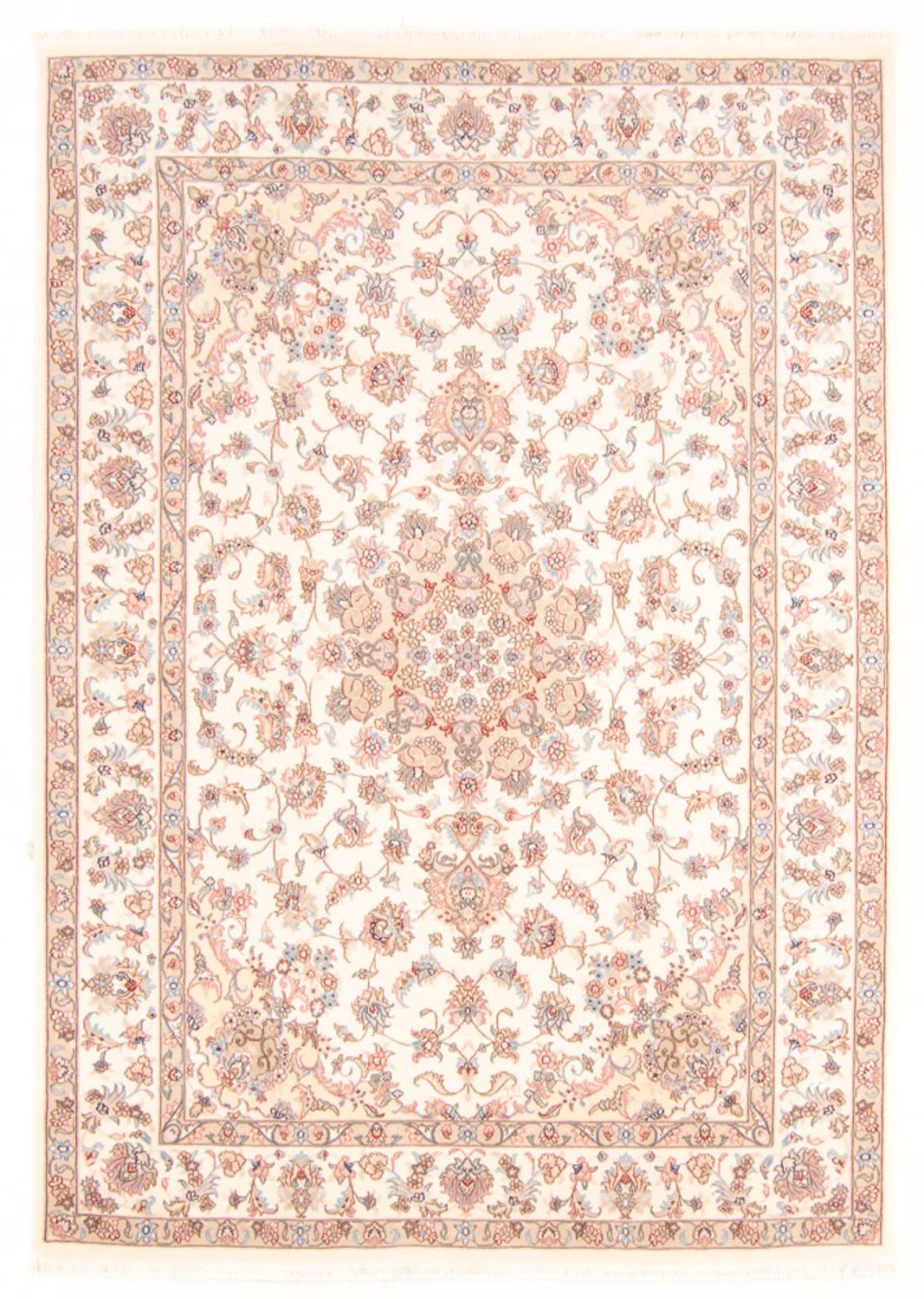 Perzisch tapijt - Tabriz - Royal - 230 x 166 cm - crème