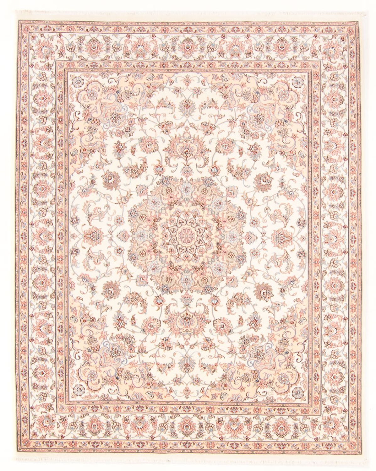 Perzisch tapijt - Tabriz - Royal - 257 x 197 cm - crème