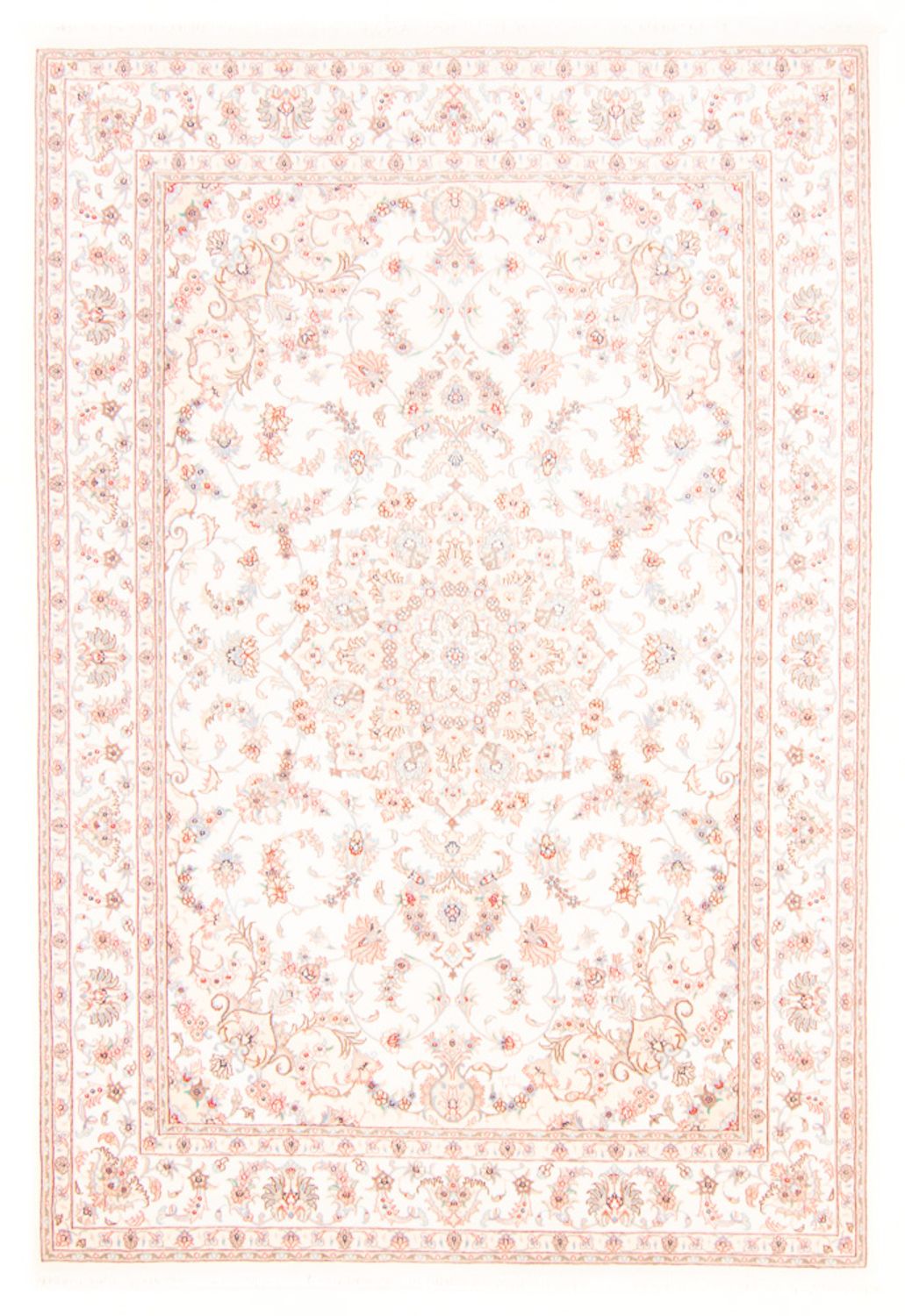 Perzisch tapijt - Tabriz - Royal - 236 x 170 cm - crème