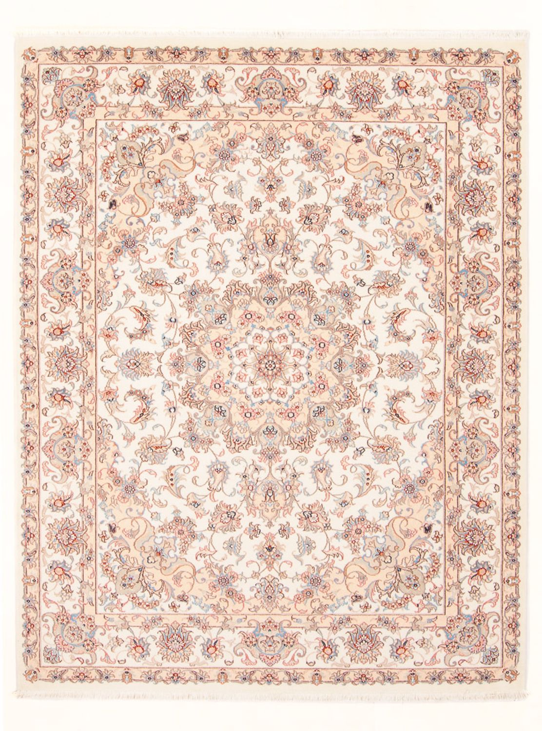 Perzisch tapijt - Tabriz - Royal - 201 x 149 cm - crème