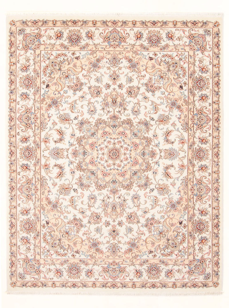 Perzisch tapijt - Tabriz - Royal - 201 x 149 cm - crème