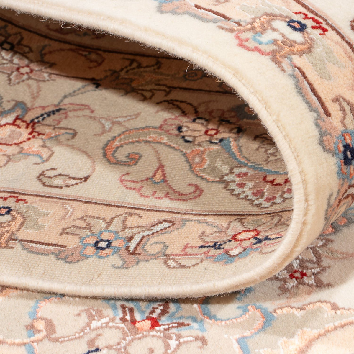 Perzisch tapijt - Tabriz - Royal - 201 x 149 cm - crème