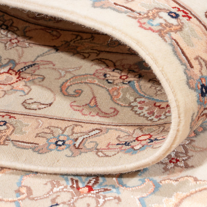 Perzisch tapijt - Tabriz - Royal - 201 x 149 cm - crème