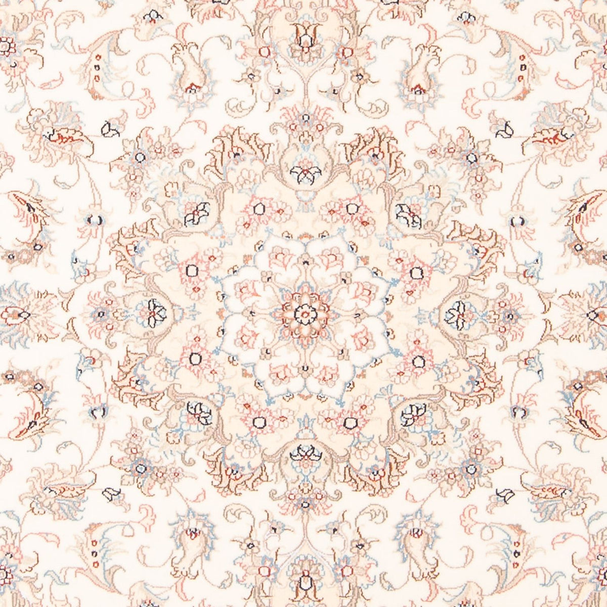 Perzisch tapijt - Tabriz - Royal - 201 x 150 cm - crème