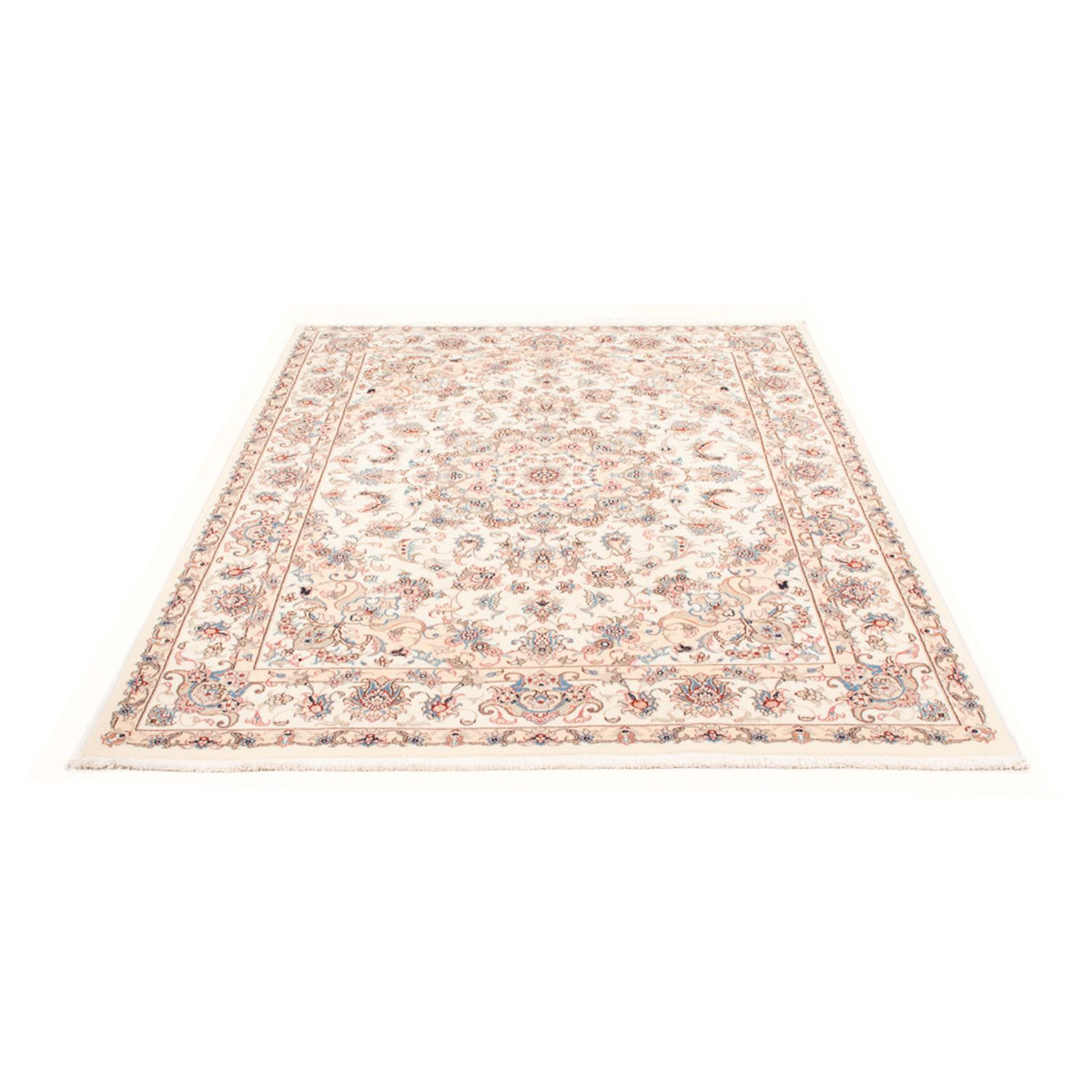 Perzisch tapijt - Tabriz - Royal - 201 x 150 cm - crème