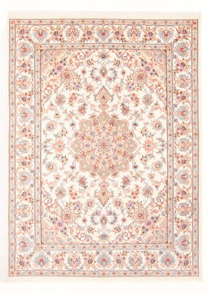 Perzisch tapijt - Tabriz - Royal - 207 x 149 cm - crème