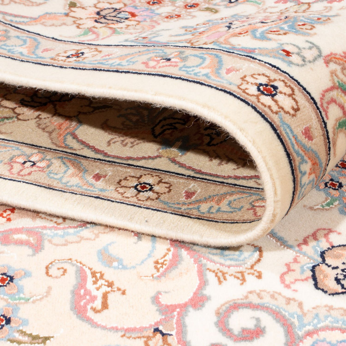 Perzisch tapijt - Tabriz - Royal - 207 x 149 cm - crème