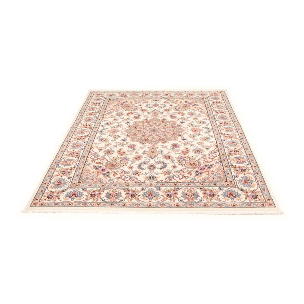 Perzisch tapijt - Tabriz - Royal - 207 x 149 cm - crème