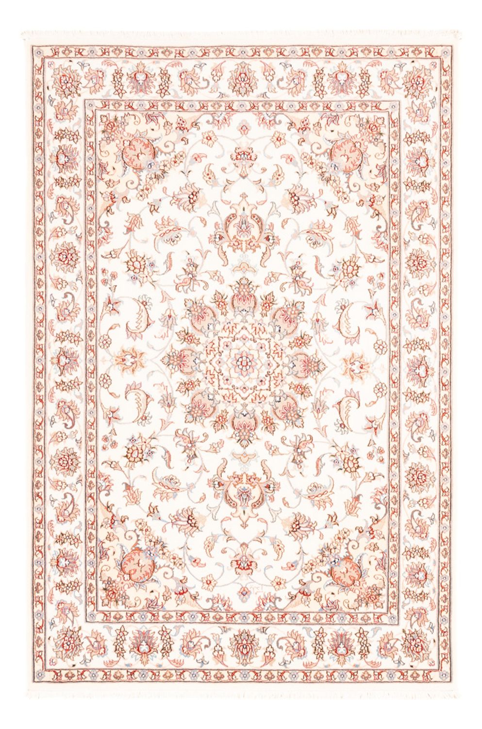 Perzisch tapijt - Tabriz - 178 x 119 cm - crème