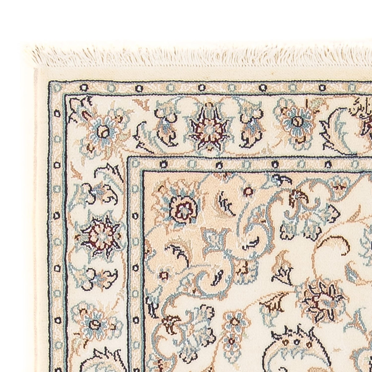 Perzisch tapijt - Nain - Premium - 120 x 80 cm - crème