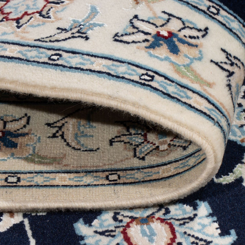 Perzisch tapijt - Nain - Premium - 119 x 82 cm - donkerblauw