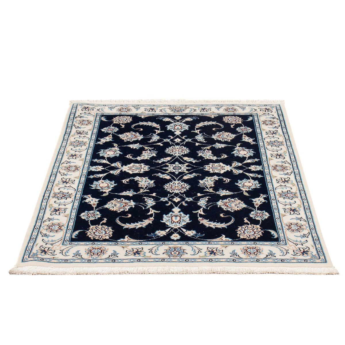 Perzisch tapijt - Nain - Premium - 119 x 82 cm - donkerblauw