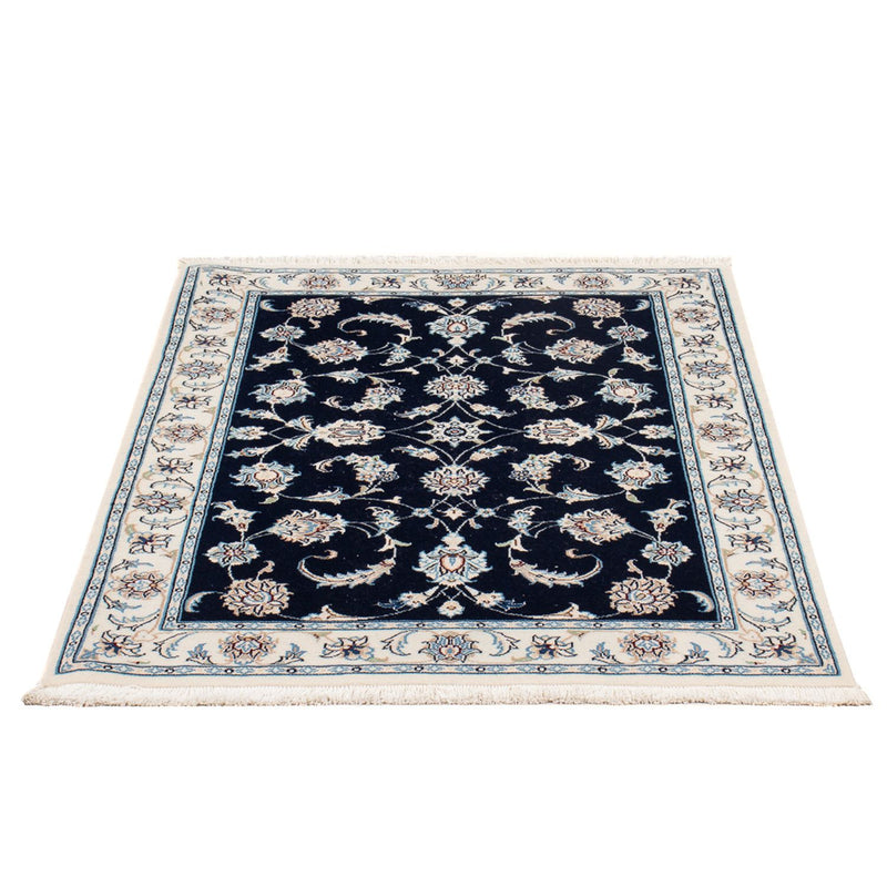 Perzisch tapijt - Nain - Premium - 119 x 82 cm - donkerblauw