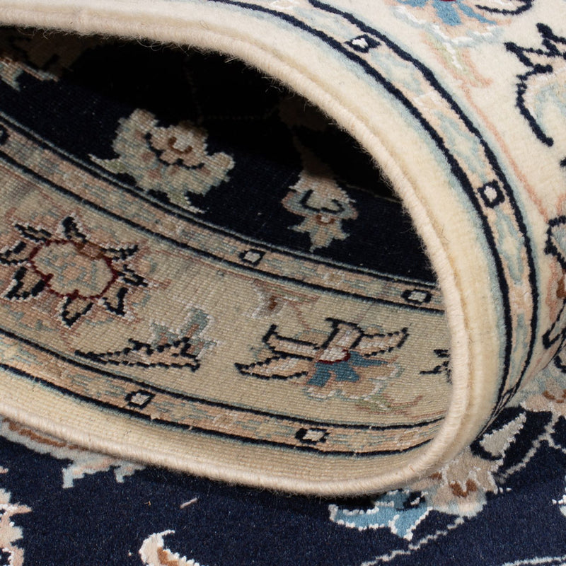 Perzisch tapijt - Nain - Premium - 120 x 79 cm - donkerblauw