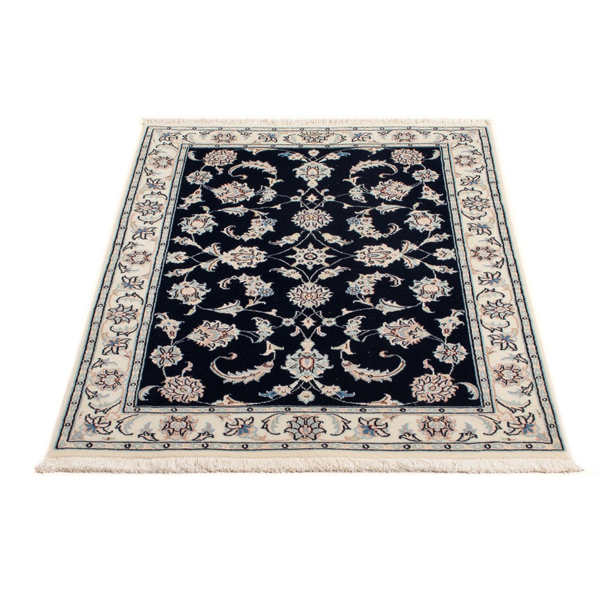 Perzisch tapijt - Nain - Premium - 120 x 79 cm - donkerblauw