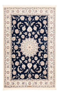Perzisch tapijt - Nain - Premium - 161 x 105 cm - donkerblauw