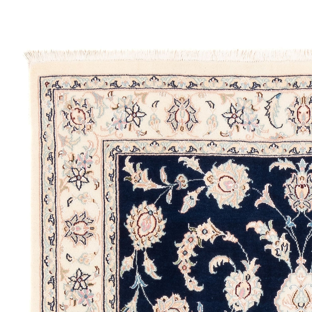 Perzisch tapijt - Nain - Premium - 161 x 105 cm - donkerblauw