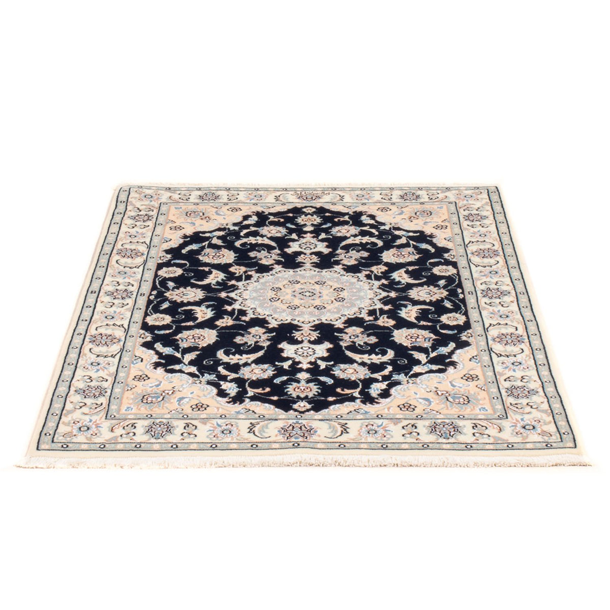 Perzisch tapijt - Nain - Premium - 120 x 84 cm - donkerblauw