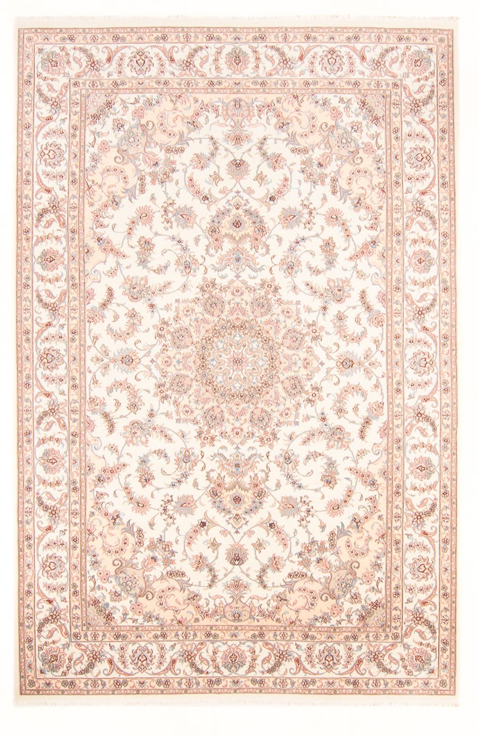 Perzisch tapijt - Tabriz - Royal - 300 x 196 cm - crème