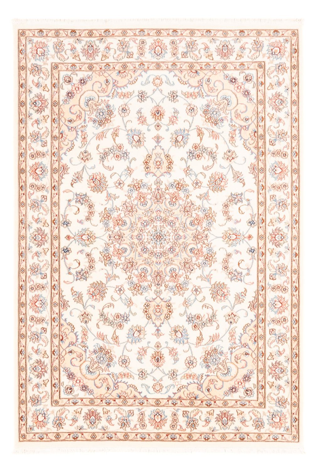 Perzisch tapijt - Tabriz - 173 x 118 cm - crème