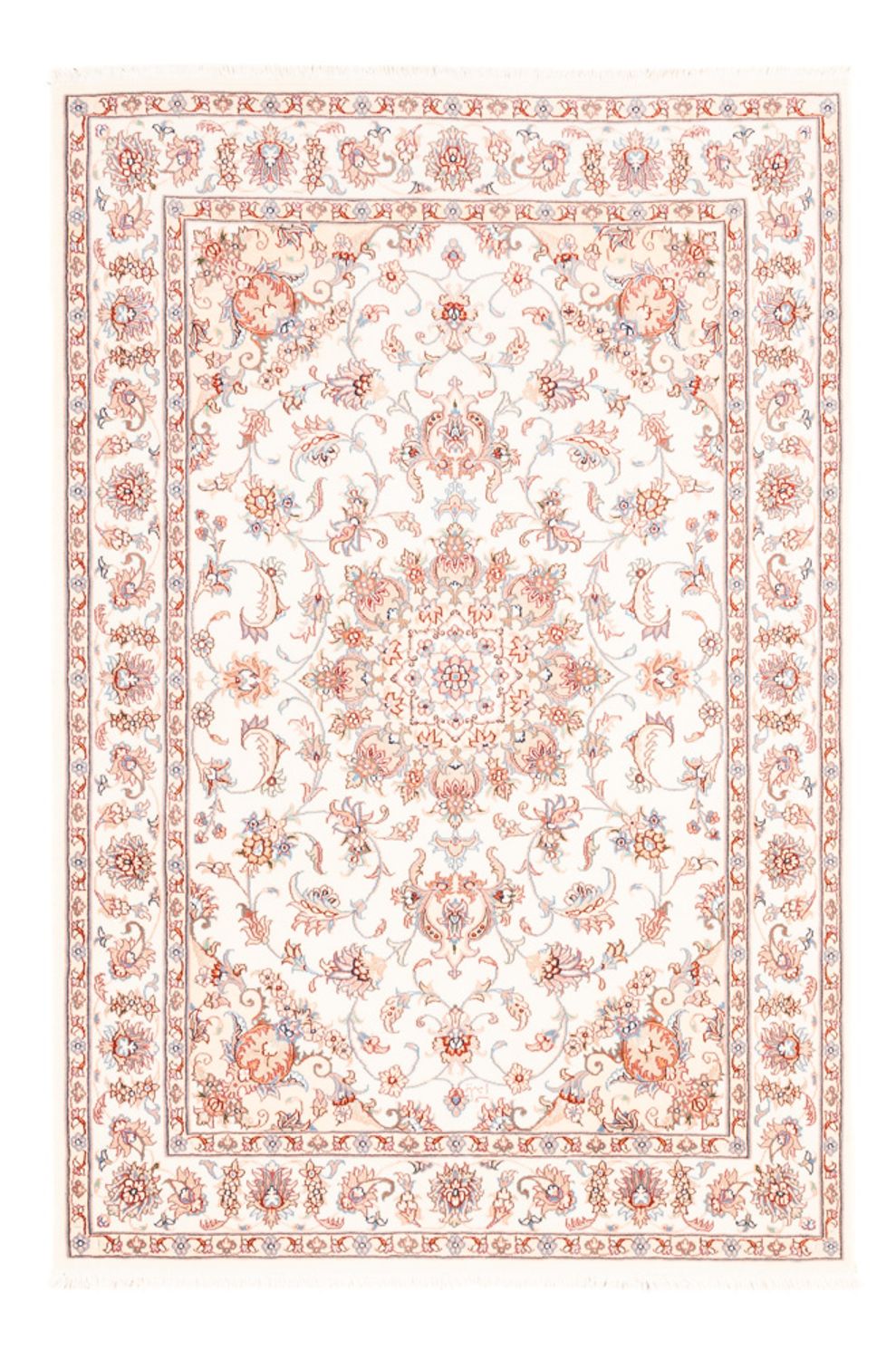 Perzisch tapijt - Tabriz - 176 x 118 cm - crème